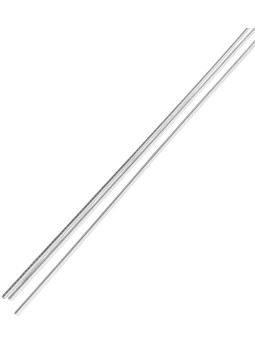 Set 3 Barres Droites Fil de Frette Jescar Maillechort FL40080-200-P3