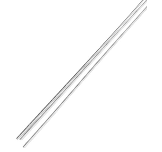 Set 3 Barres Droites Fil de Frette Jescar Maillechort FL40080-200-P3