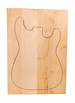 Corps en Aulne Collé 4 Pièces pour Finitions Unies 530x360x45 mm