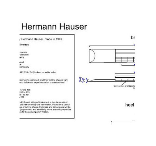 Plan Guitare Classique Hermann Hauser