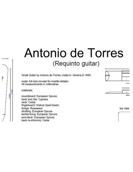 Antonio de Torres Requinto Plan