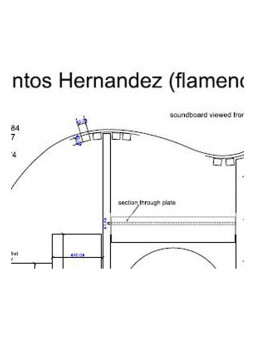 Plan Guitare Flamenca Santos Hernandez