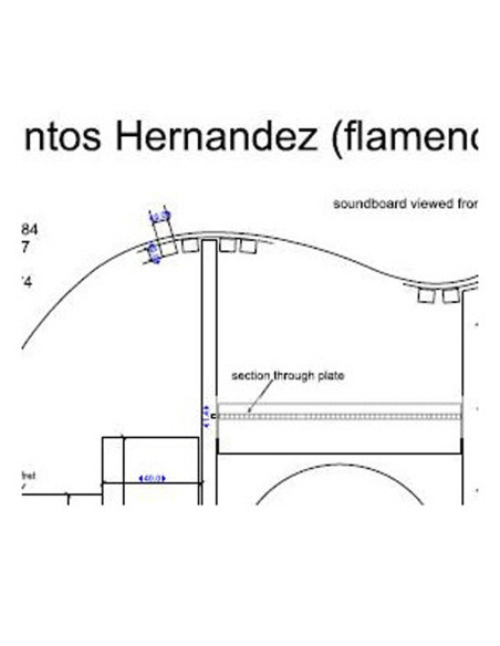 Plan Guitare Flamenca Santos Hernandez