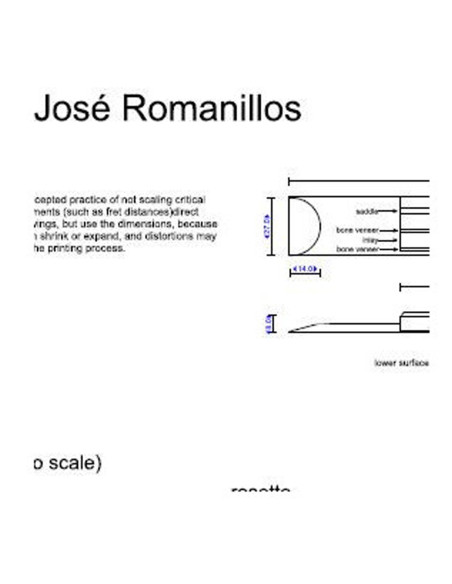 Jose Romanillos Classic Guitar Plan