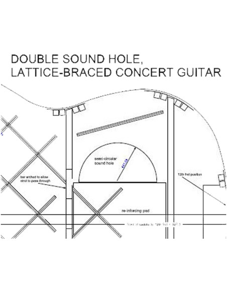 Plano Guitarra de Concierto Lattice-Braced