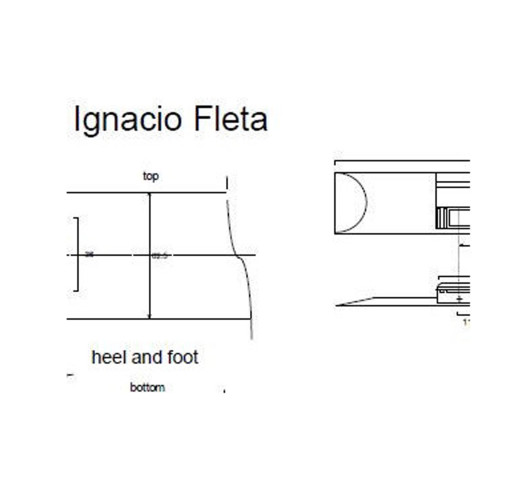 Plano Guitarra Clásica Ignacio Fleta