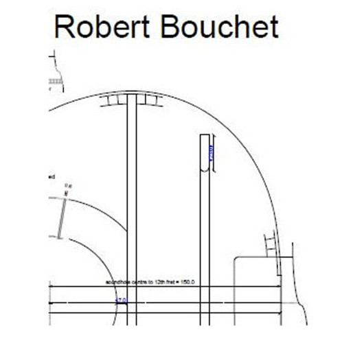 Plano Guitarra Clásica Robert Bouchet