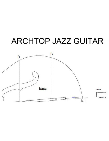 Archtop jazz Guitar plan