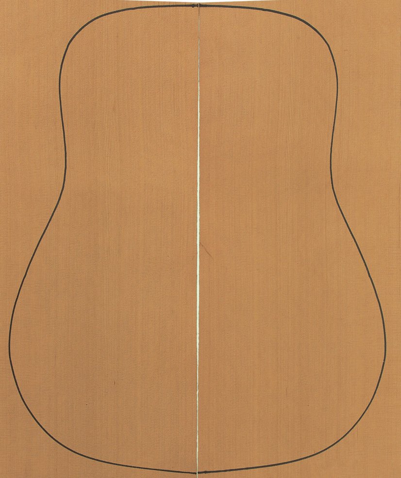 Tables Cèdre Rouge AA Séchage Naturel 30 Ans Guitare Acoustique