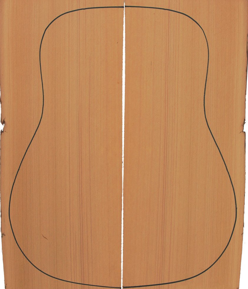 B Red Cedar Natural Dry 30 Years Classical Guitar Tops