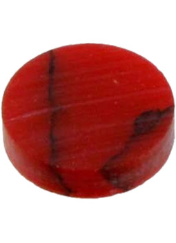 All parts Red Jasper Stone Inlay Dots, 12 pcs