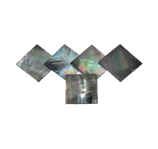 Buy Black Mother of Pearl shell blank 30x30x1,5mm