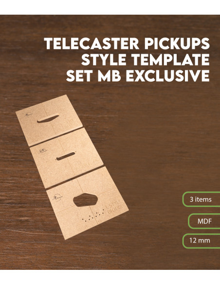 Telecaster Pickups style Template Set MB Exclusive | MB Exclusive Templates
