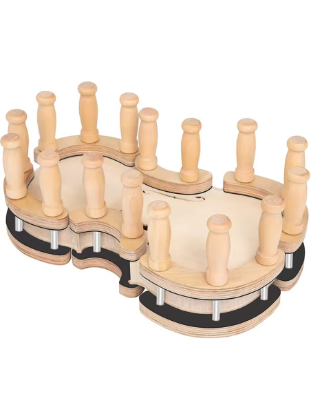 Jeu de 6 Serre-joints Forme Violon / Alto pour Fermer les Caisses | Maderas Barber