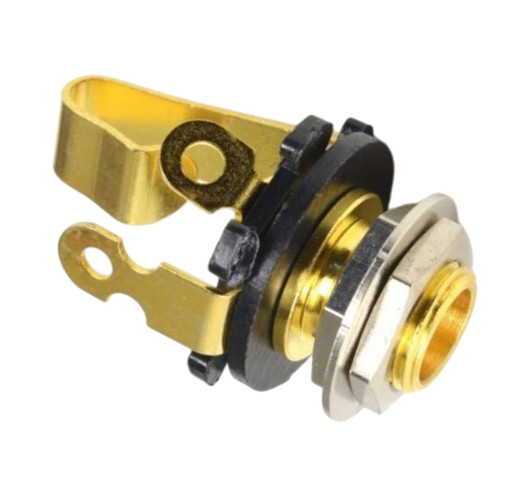 Buy jack socket gold mono