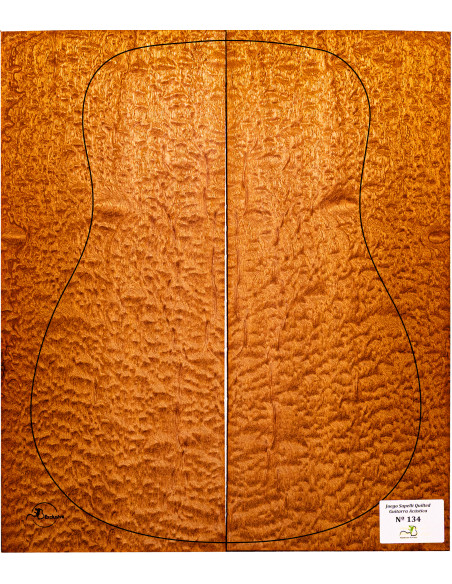 Juego Sapelli Quilted Guitarra Acústica MB Exclusive Nº134