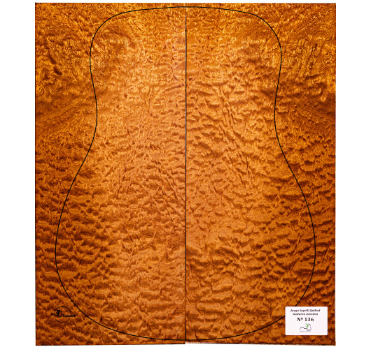 Quilted Sapele Set Nº136 Acoustic Guitar MB Exclusive