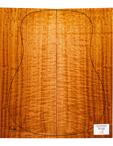 Jeu Guitare Acoustique Sapelli Quilted MB Exclusive Nº126 | Maderas Barber