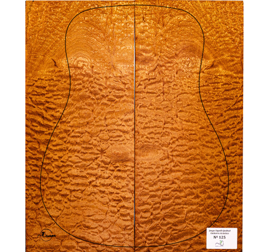 Quilted Sapele Set Nº125 Acoustic Guitar MB Exclusive
