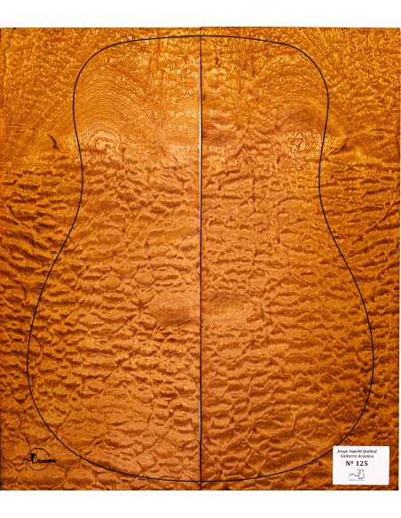 Jeu Guitare Acoustique Sapelli Quilted MB Exclusive Nº125