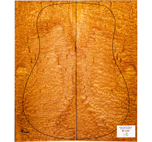Juego Sapelli Quilted Guitarra Acústica MB Exclusive Nº119