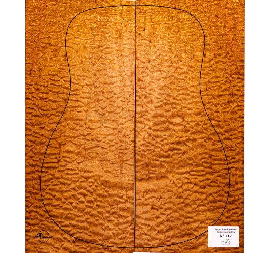 Jeu Guitare Acoustique Sapelli Quilted MB Exclusive Nº117
