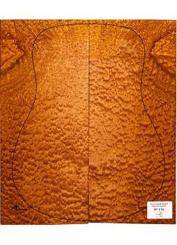 Jeu Guitare Acoustique Sapelli Quilted MB Exclusive Nº116