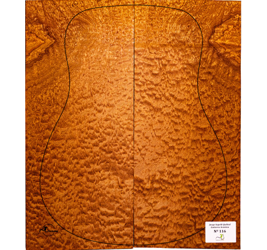 Jeu Guitare Acoustique Sapelli Quilted MB Exclusive Nº116