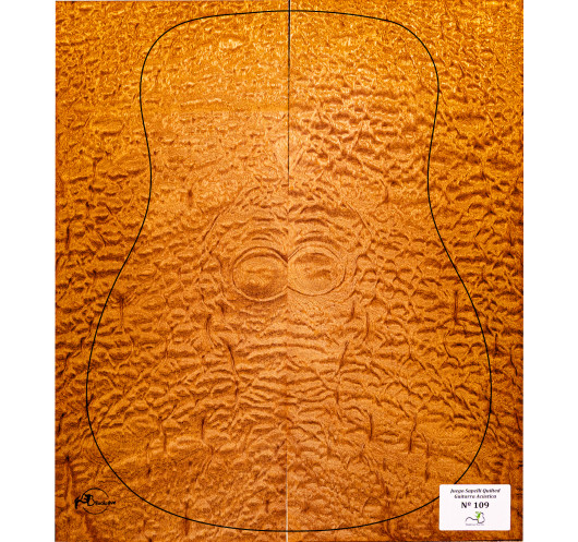 Quilted Sapele Set Nº109 Acoustic Guitar MB Exclusive