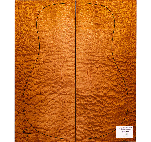 Jeu Guitare Acoustique Sapelli Quilted MB Exclusive Nº105