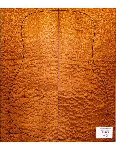 Quilted Sapele Set Nº105 Acoustic Guitar MB Exclusive