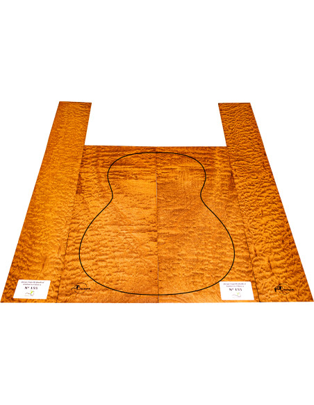 Jeu Guitare Classique Sapelli Quilted MB Exclusive Nº155 | Maderas Barber