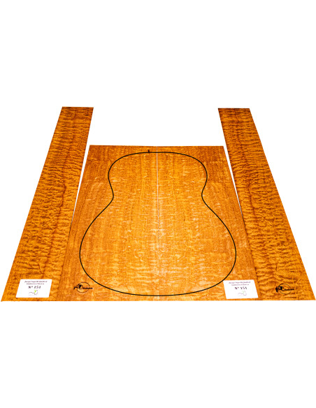 Juego Sapelli Quilted Guitarra Clasica MB Exclusive Nº151 | Maderas Barber