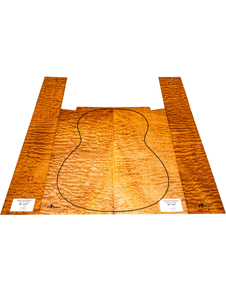 Quilted Sapele Set Nº147 Classical Guitar MB Exclusive | Maderas Barber