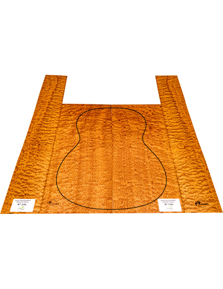 Quilted Sapele Set Nº146 Classical Guitar MB Exclusive | Maderas Barber