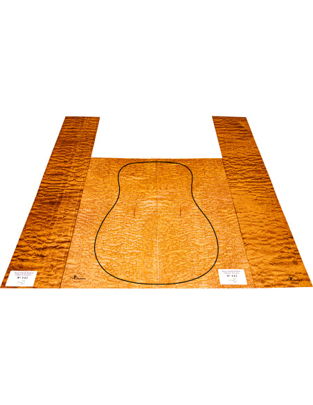 Quilted Sapele Set Nº142 Acoustic Guitar MB Exclusive | Maderas Barber