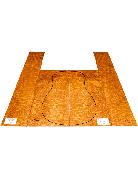 Quilted Sapele Set Nº136 Acoustic Guitar MB Exclusive | Maderas Barber