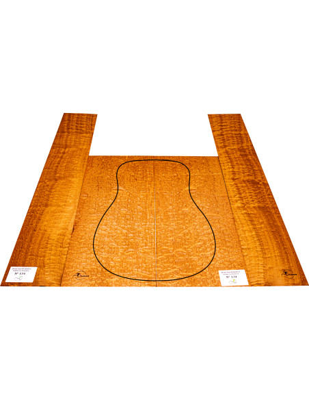 Quilted Sapele Set Nº134 Acoustic Guitar MB Exclusive | Maderas Barber