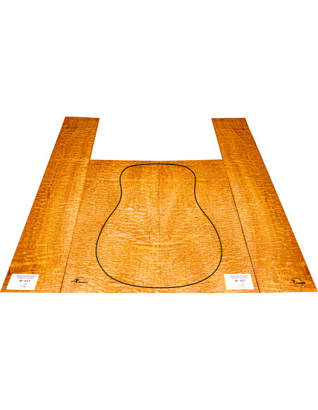 Quilted Sapele Set Nº117 Acoustic Guitar MB Exclusive | Maderas Barber