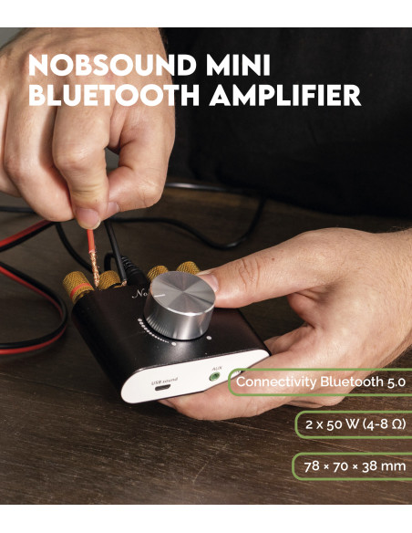 Amplificador Nobsound Mini Bluetooth | Maderas Barber
