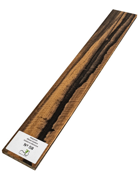 Exotic Ebony Electric/Acoustic/Archtop Guitar Fingerboard MB Exclusive Nº58 | Maderas Barber