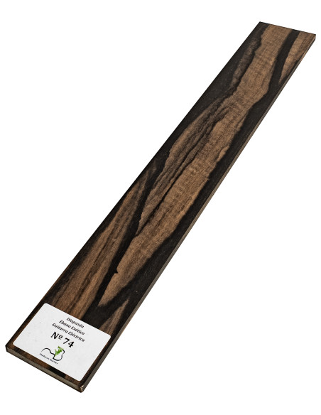 Exotic Ebony Electric/Acoustic/Archtop Guitar Fingerboard MB Exclusive Nº74 | Maderas Barber