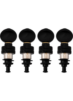 Mécaniques Gotoh Ukulélé Noir Chromé UPT/UBB-BC