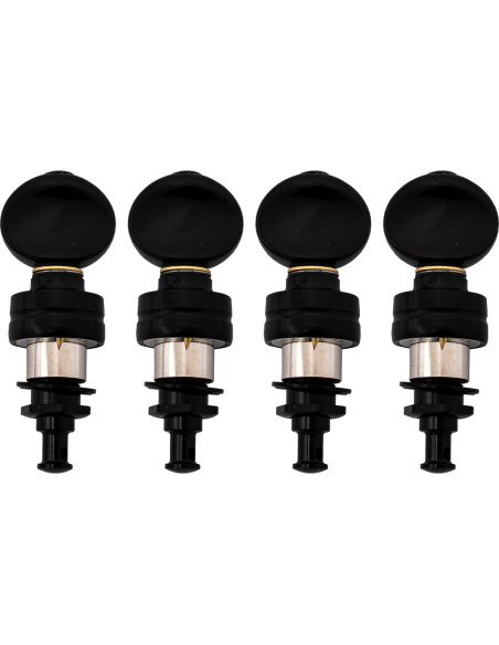 Clavijero Gotoh Ukelele Negro Cromo UPT/UBB-BC