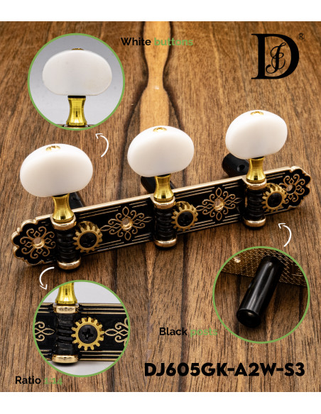 Mécaniques Der Jung DJ605GK‑A2W‑S3 | Maderas Barber