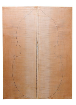 Fondos Arce Rizado 1200x340x60/12 mm.