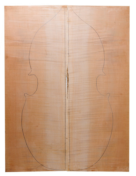 Fondos Arce Rizado 1200x340x60/12 mm.
