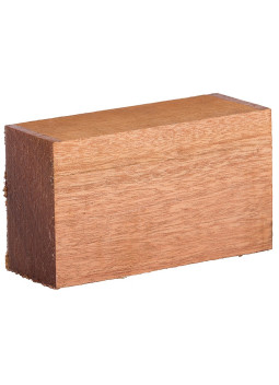 African Mahogany Heel (150x85x57 mm.)