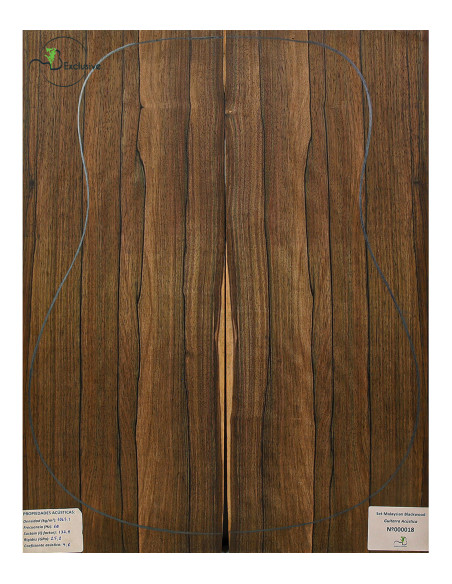 Jeu Malaysian Blackwood MB Exclusive Nº183 Guitare Acoustique|Maderas Barber
