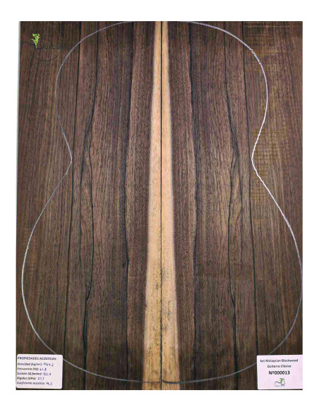 Juego Malaysian Blackwood Master Clásica MB Exclusive Nº000013 | Maderas Barber